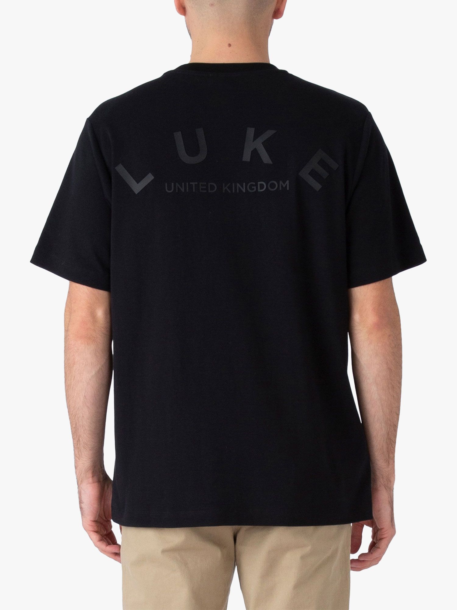 Buy LUKE 1977 Luxembourg Back Print Relaxed Fit T-Shirt Online at johnlewis.com