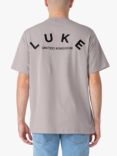 LUKE 1977 Luxembourg Back Print Relaxed Fit T-Shirt, Putty/Black