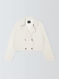 Theory Crop Trench Coat, Pumice