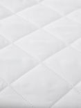 John Lewis ANYDAY Toddler Easycare Waterproof Mattress Protector, White, Cot