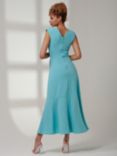 Jolie Moi Preslie Wrap Midi Dress, Turquoise