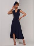 Jolie Moi Preslie Wrap Midi Dress, Navy