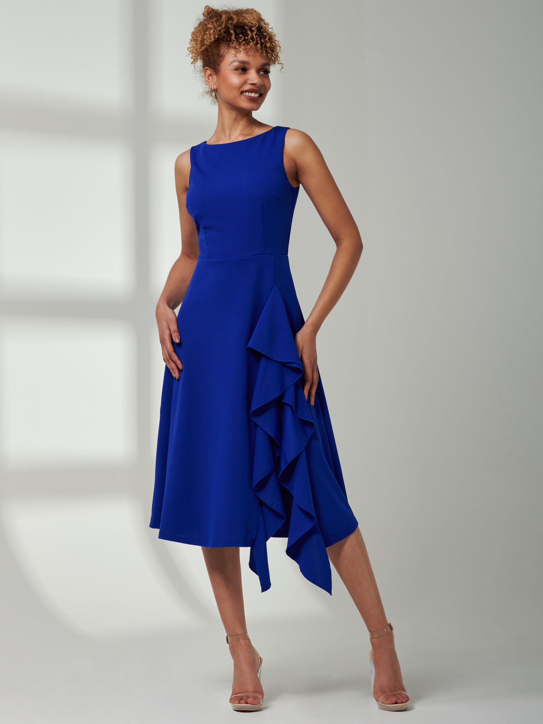 Buy Jolie Moi Haylen Frill Midi Dress Online at johnlewis.com