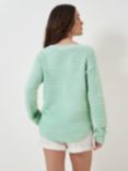 Crew Clothing Cotton Blend Tali Jumper, Mid Green