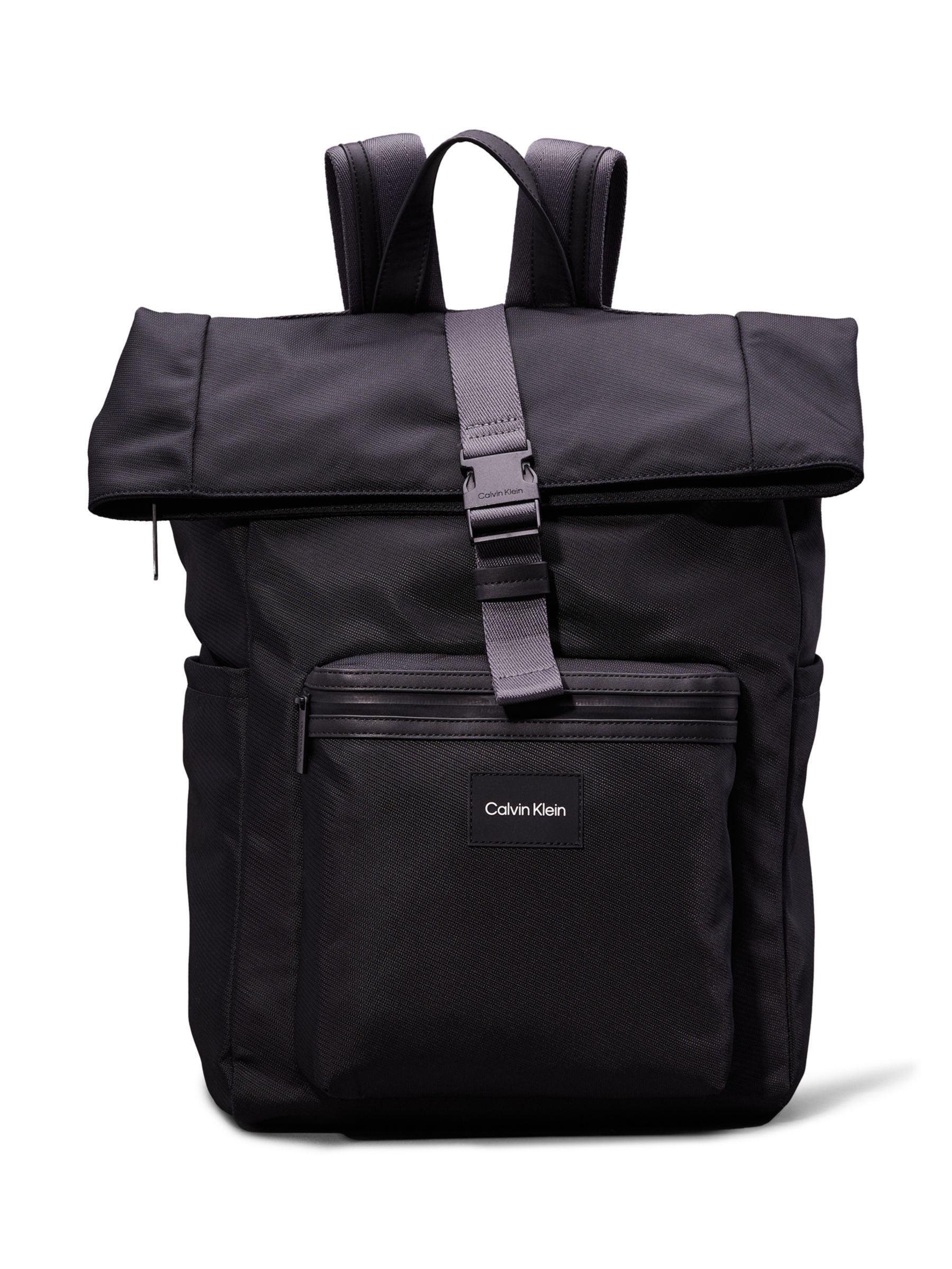 Calvin Klein Rolltop Backpack, Black