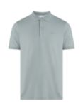 Calvin Klein Smooth Cotton Slim Fit Polo Shirt, Slate Gray