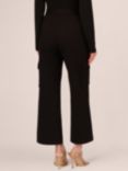 Adrianna Papell Ponte Knit Cargo Pull On Trousers, Black
