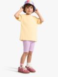 Lindex Kids' Organic Cotton Blend Soft Cycle Shorts, Light Lilac
