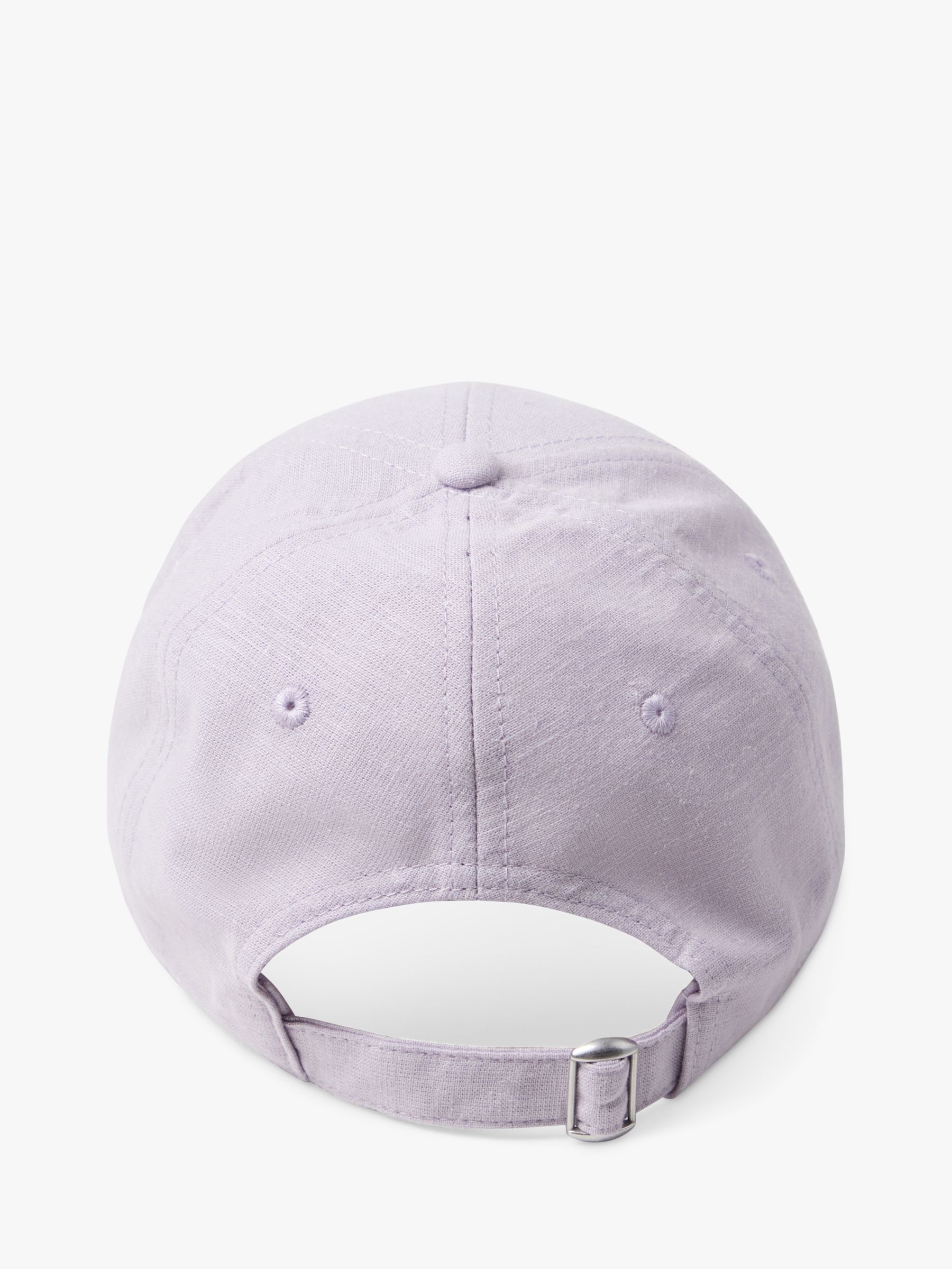 Lindex Kids' Linen Blend Solid Baseball Cap, Light Dusty Lilac, 5-7 years