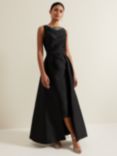 Phase Eight Yisanne Flared Maxi Dress, Black