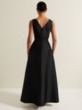 Phase Eight Yisanne Flared Maxi Dress, Black