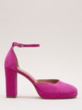 Phase Eight Suede Platform Court Shoes, Pink