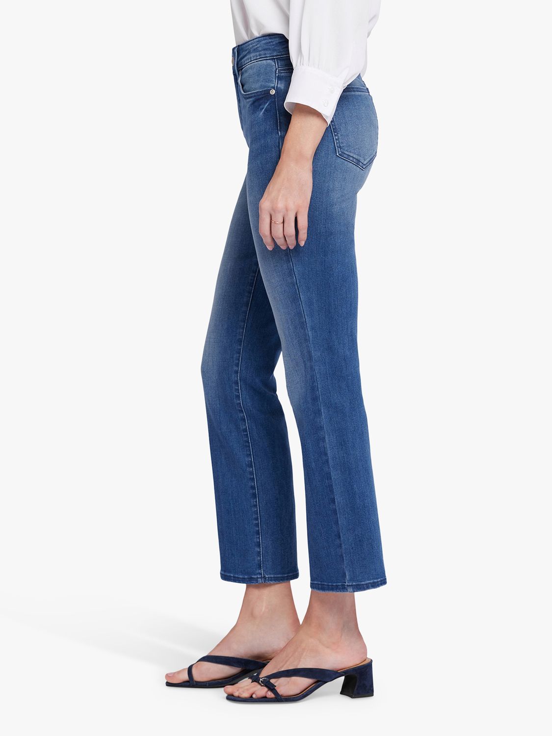 Buy NYDJ Marilyn Straight Ankle Jeans - Blue Island Online at johnlewis.com