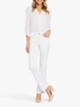 NYDJ Petite Marilyn Straight Leg Jeans, Optic White