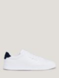 Tommy Hilfiger Heritage Court Leather Trainers, White/Desert Sky