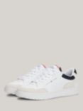 Tommy Hilfiger Mid-Top Leather Trainers, White