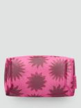 Mango Soles Floral Wash Bag, Bright Pink