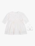 Emile et Rose Baby Harper Embroidered Dress, Ivory