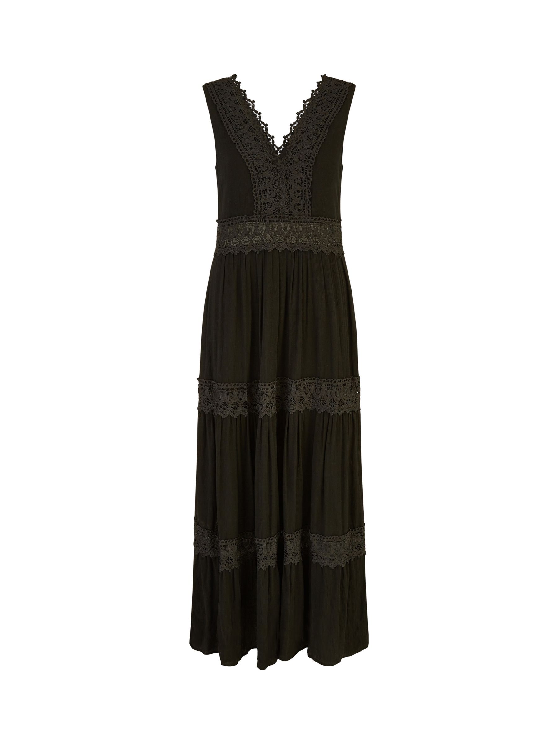 Buy Yumi Lace Trim Cotton Maxi Sundress Online at johnlewis.com