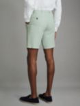 Reiss Ezra Linen Blend Chino Shorts, Mint