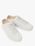 RATION.L R-KIND Unisex Vegan Eco PU Trainers, Lunar Rock Grained