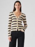 Levi's Tulip Stripe Cardigan, Cream/Multi