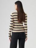 Levi's Tulip Stripe Cardigan, Cream/Multi