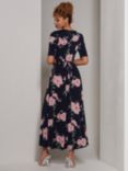 Jolie Moi Kenzie Floral Jersey Maxi Dress, Navy