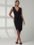 Jolie Moi Kiana Ruched Bodycon Dress, Black