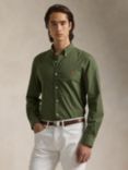 Ralph Lauren Custom Fit Stretch Poplin Shirt, Supply Olive