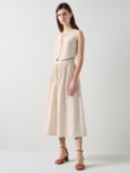 L.K.Bennett Pernille Waistcoat Dress, Cream