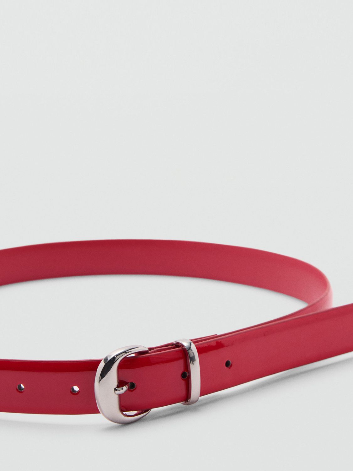 Mango Mestuds Belt, Red, L