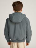 Calvin Klein Kids' Padded Utility Bomber Jacket, Endless Grey