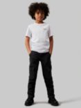 Calvin Klein Kid's Stack Logo T-Shirt, Bright White