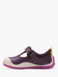 Clarks Baby Roller Bright T-Bar First Shoes, Berry