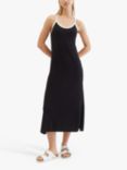 Chinti & Parker Breton Stripe Midi Dress, Black