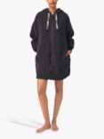 DKNY Sherpa Zip Robe, Phantom