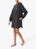 DKNY Sherpa Zip Robe, Phantom