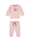 Tommy Hilfiger Baby Logo Swearshirt & Joggers Set, Soft Rose