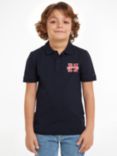 Tommy Hilfiger Kids' Badge Logo Regular Fit Polo Shirt
