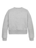 Tommy Hilfiger Kids' New York Logo Crew Neck Sweatshirt, Light Grey Heather