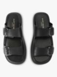 Kurt Geiger London Otis Leather Sandals, Black