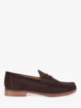 KG Kurt Geiger Francis Leather Slip On Loafers, Brown