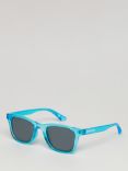 Superdry Y9710008ADVZ Unisex SDR Traveller Sunglasses, Light Blue/Smoke