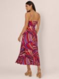 Adrianna Papell Retro Print Maxi Dress, Purple/Multi
