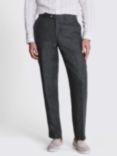 Moss Regular Fit Linen Suit Trousers, Khaki