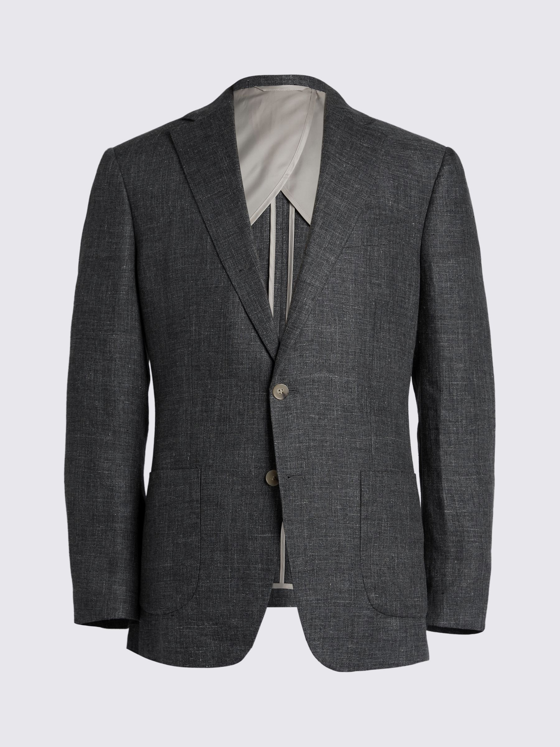 Moss Linen Suit Jacket, Khaki, 36R