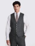 Moss Linen Suit Waistocoat, Khaki