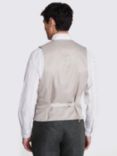 Moss Linen Suit Waistocoat, Khaki