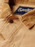 Superdry Merchant Store Cotton Work Jacket, Shaker Beige